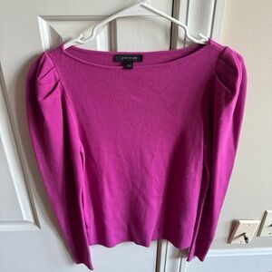 Ann Taylor Fuchsia Knit Top
